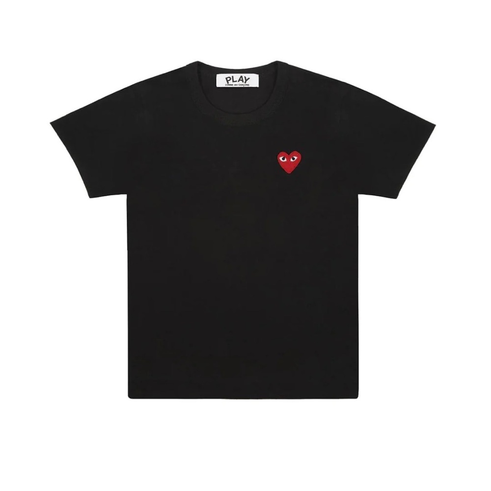 Comme des Garcons Black and Red Short Sleeve Tee